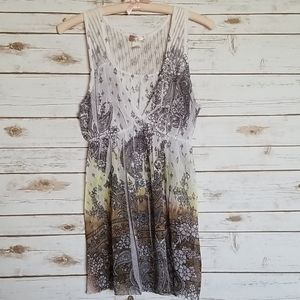 Sheer Sleeveless flowy Top By Studio MK